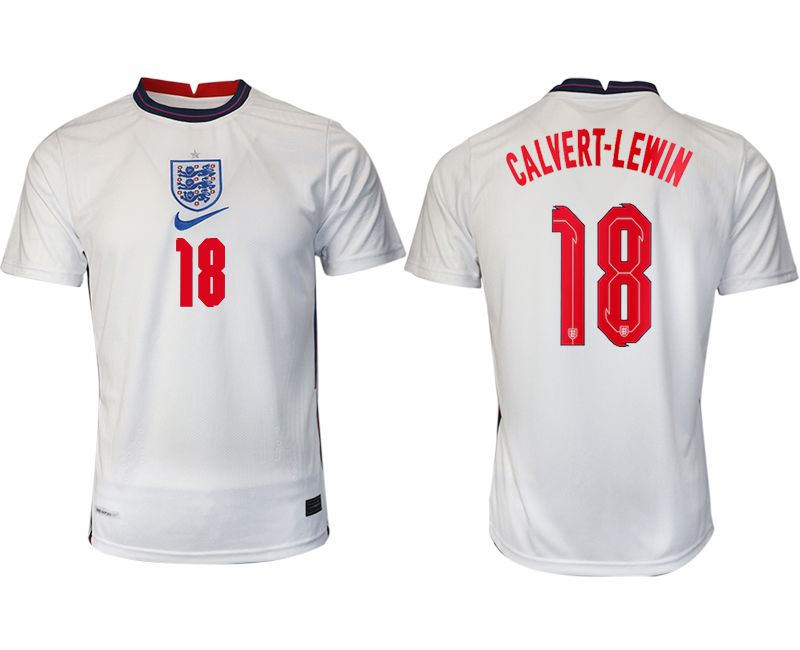 Men 2020-2021 European Cup England home aaa version white #18 Nike Soccer Jersey